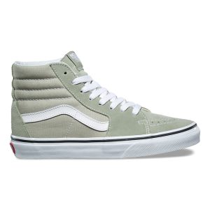 Vans Bayan Spor Ayakkabı Sk8-Hi Zeytin Yeşili Beyaz | 58334-927